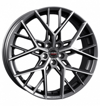 Borbet, BY, 11x23 ET32 5x120 72,6, titan polished matt